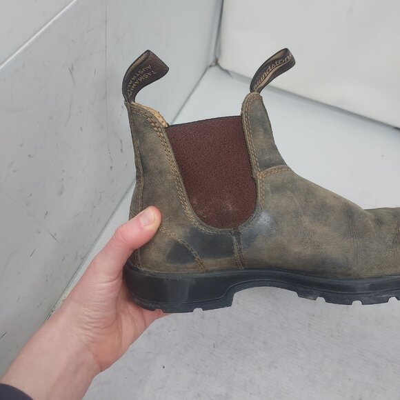 Blundstone WOMENS Chelsea Rustic Brown Boot - Picture 8 of 10